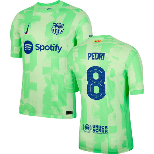 FC Barcelona Pedri 8 Third Soccer Jersey 2024/25