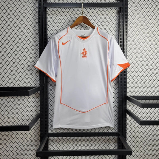 Netherlands Away Retro Soccer Jersey EURO 2004