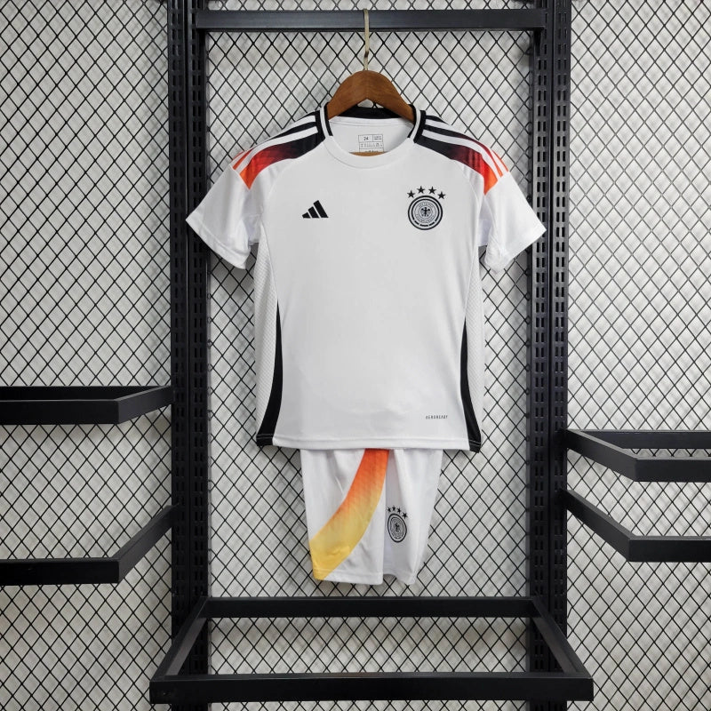 Germany Florian Wirtz 17 Kids Home Soccer Jersey Euro 2024
