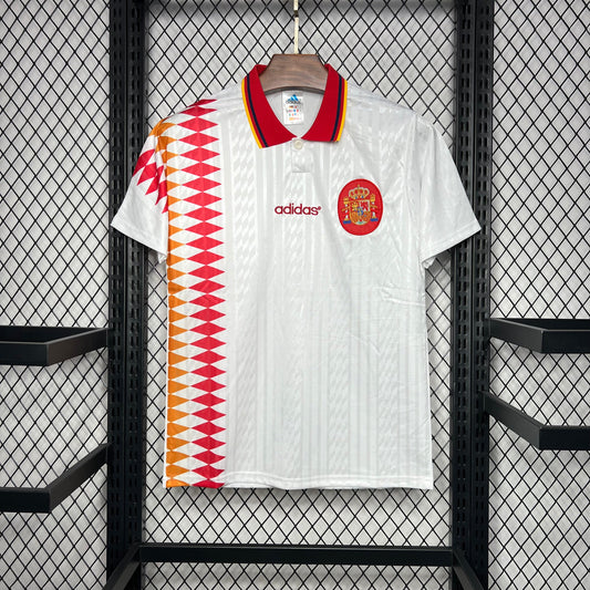 Spain Retro Away Soccer Jersey World Cup 1994